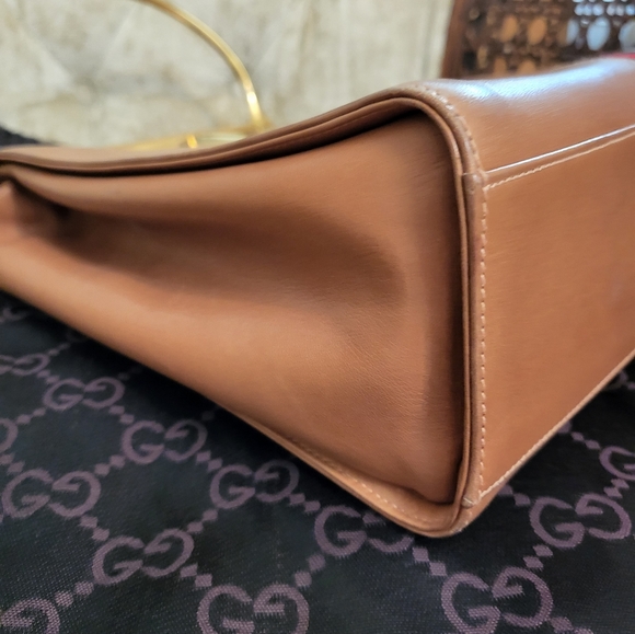 (SOLD)RARE Authentic 1960's Gucci sherryline snaffle bit bag - Picture 14 of 16